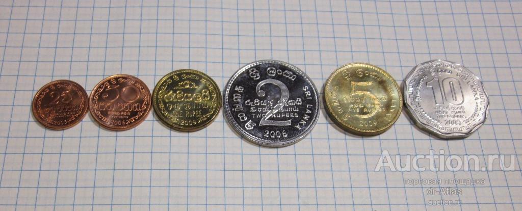 Шри Ланка набор 2005 - 2009 UNC 9434