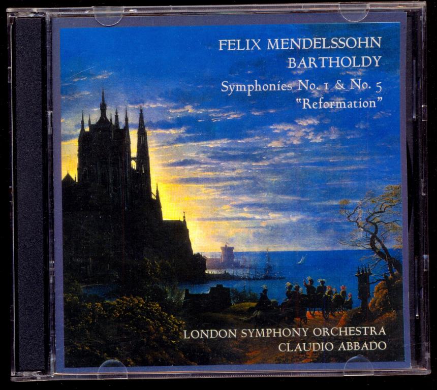 Felix Mendelssohn Bartholdy МЕНДЕЛЬСОН Claudio Abbado Symphony 1 &amp; 5 лиц. РАО