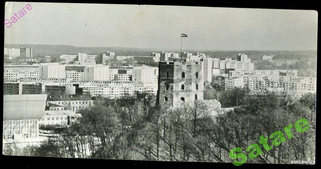 Вильнюс вид на город - Баранаускас М - 1976 год (Б)-1
