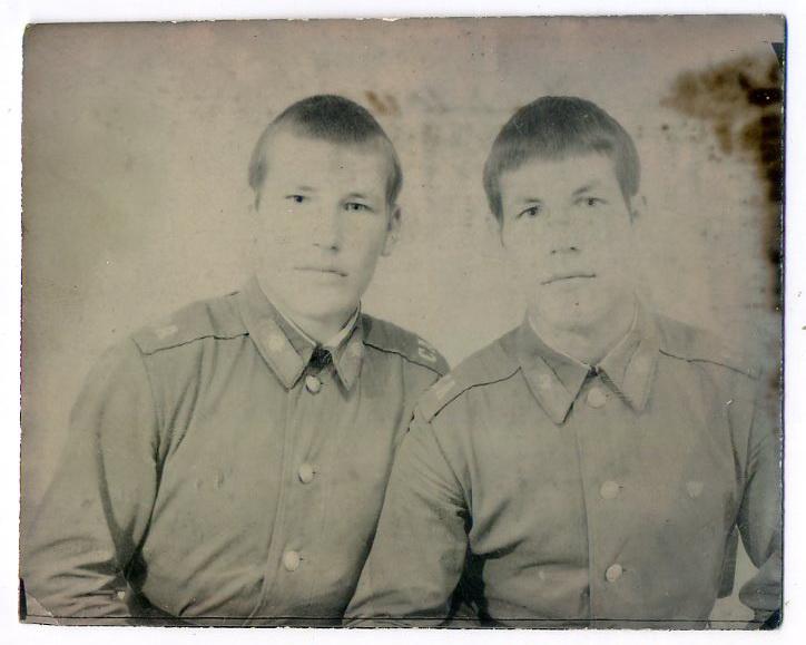 Советская Армия солдаты форма 9 х 11,5 см