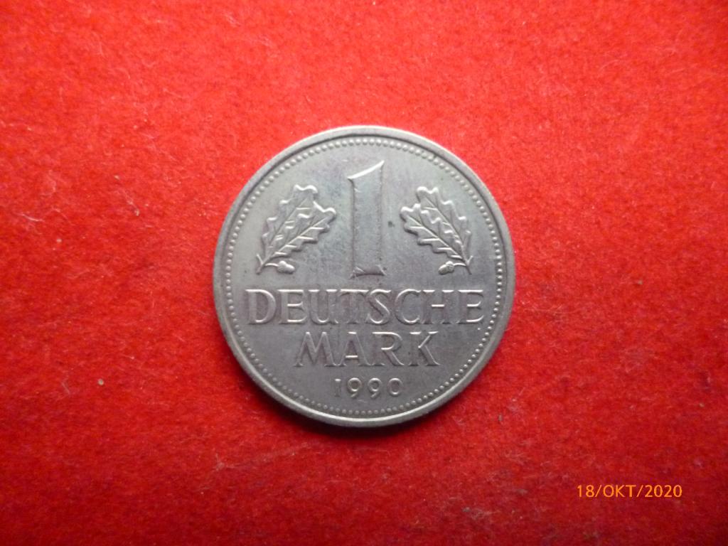Германия .ФРГ.1 марка 1990 г.D