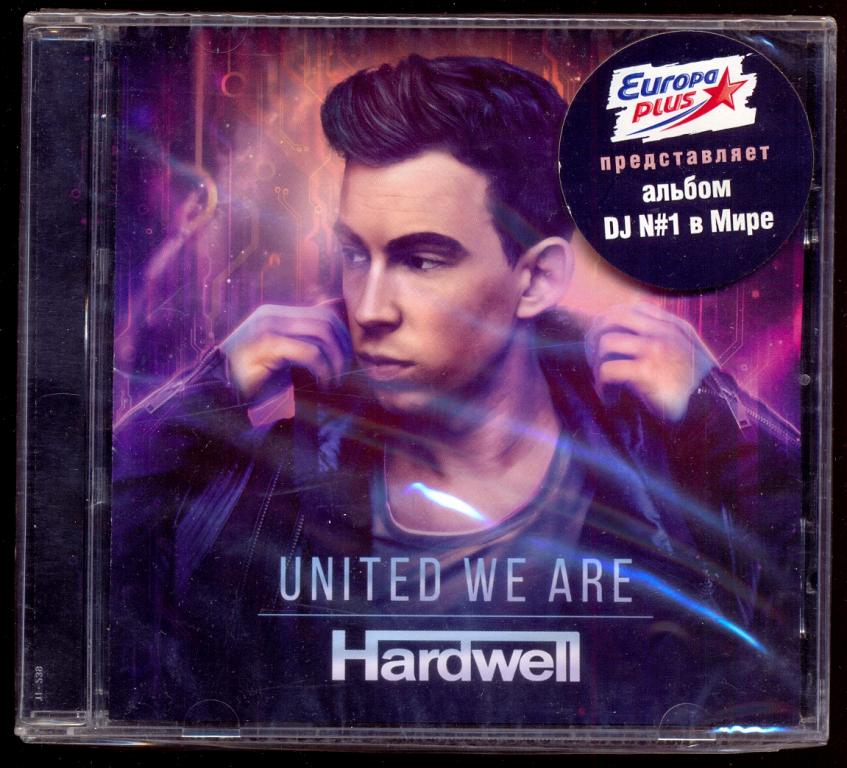HARDWELL United we are 2015 (DJ, Electro House, House, Progressive House) НОВЫЙ  ЗАПЕЧАТАН