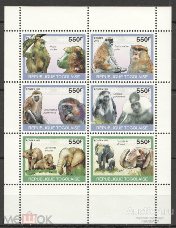 Того 2010 пс мл#2 MNH