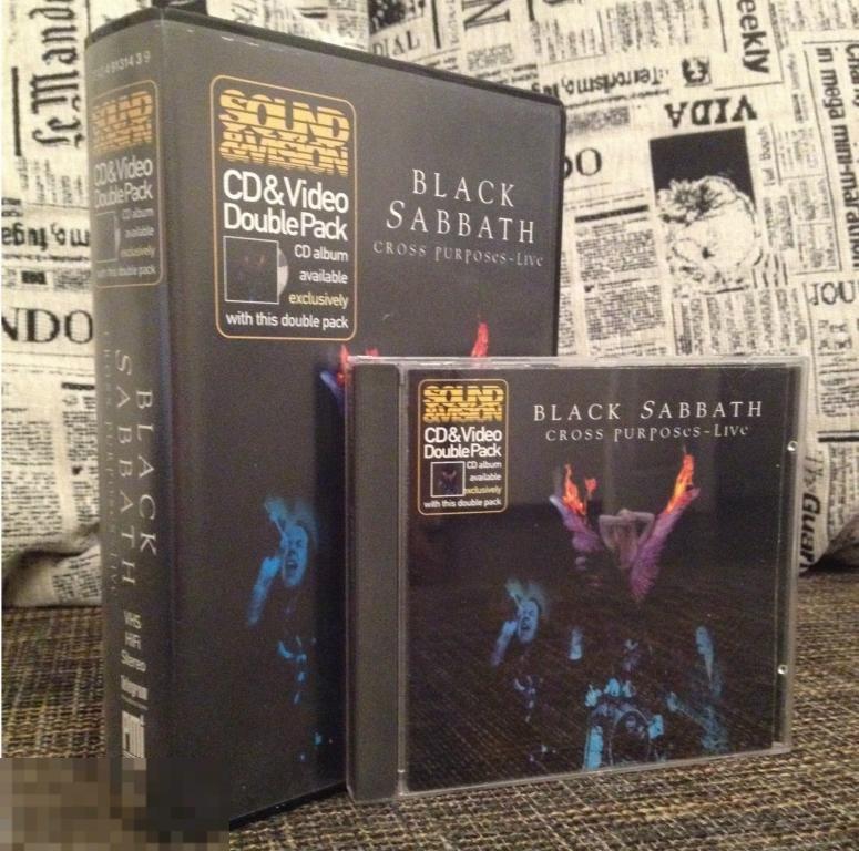 Black Sabbath / Cross Purposes LIVE Germany CD+VHS