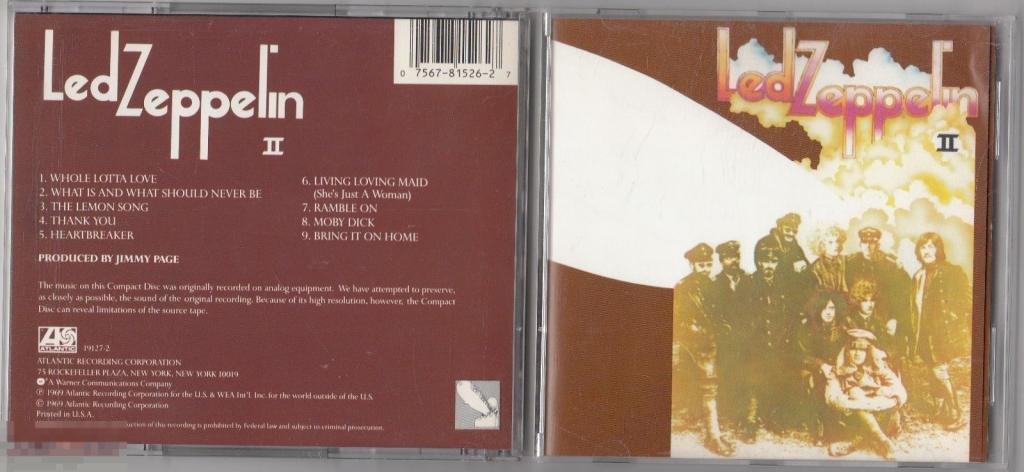 Led Zeppelin / II / USA ORIGINAL 