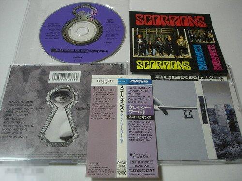 Scorpions / Crazy World 90 / Japan 1st Press STICKER