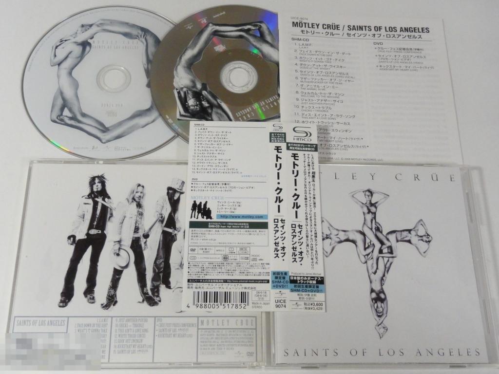 Motley Crue / Saints of Los Angeles CD+DVD Japan 