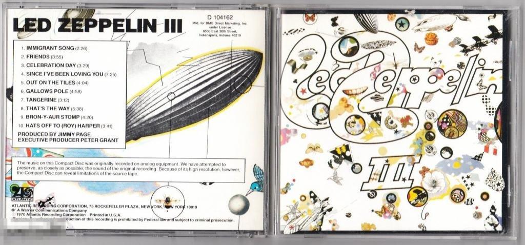 Led Zeppelin / III / USA ORIGINAL 