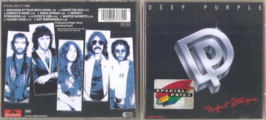 DEEP PURPLE Perfect Stranger CD 1984 FRANCE