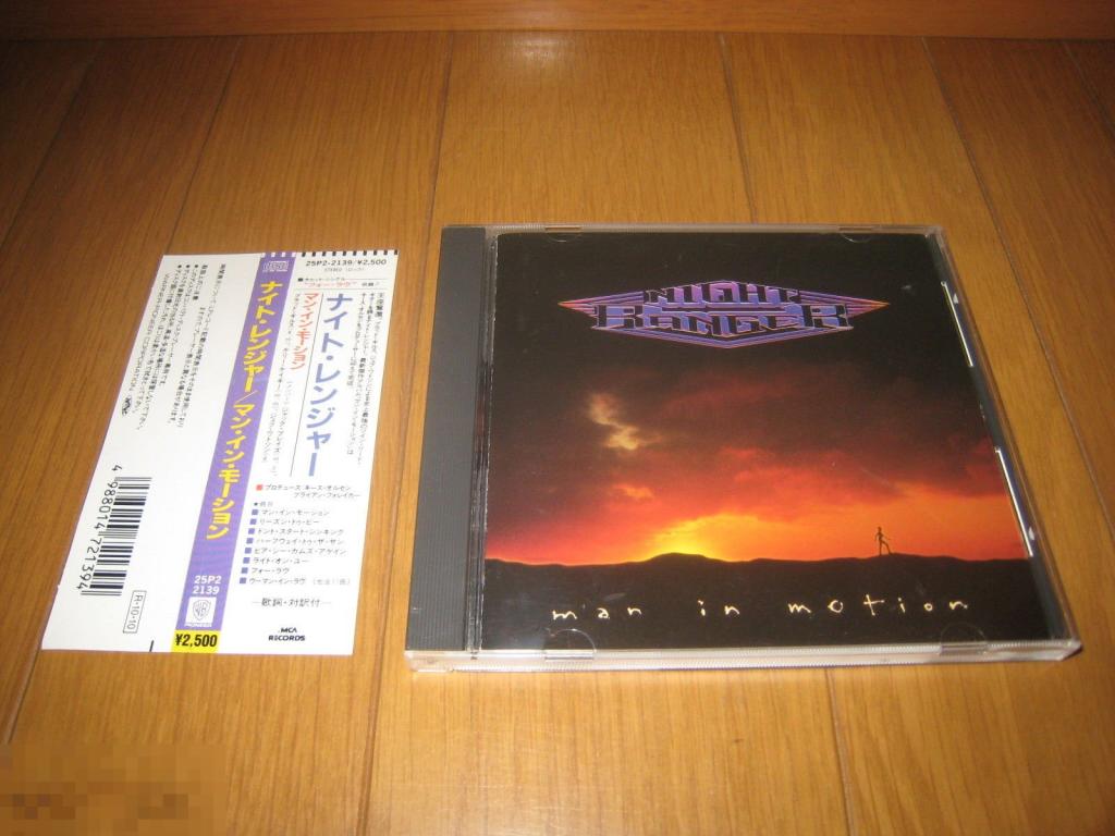 Night Ranger / Man In Motion 89 / Japan 1st Press 