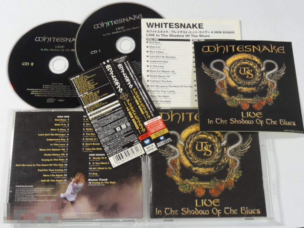 Whitesnake / Live - In The Shadow Of the Blues 06 / Japan 2CD 1st Press 
