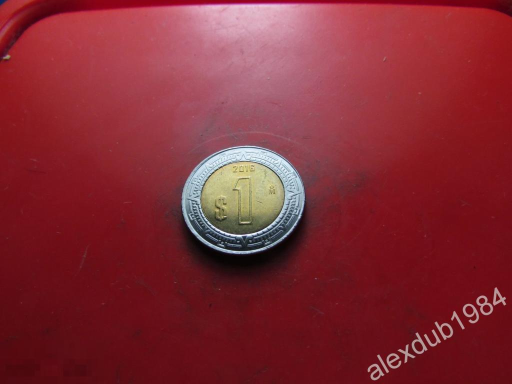 1 ПЕСО, МЕКСИКА, 2016_2 