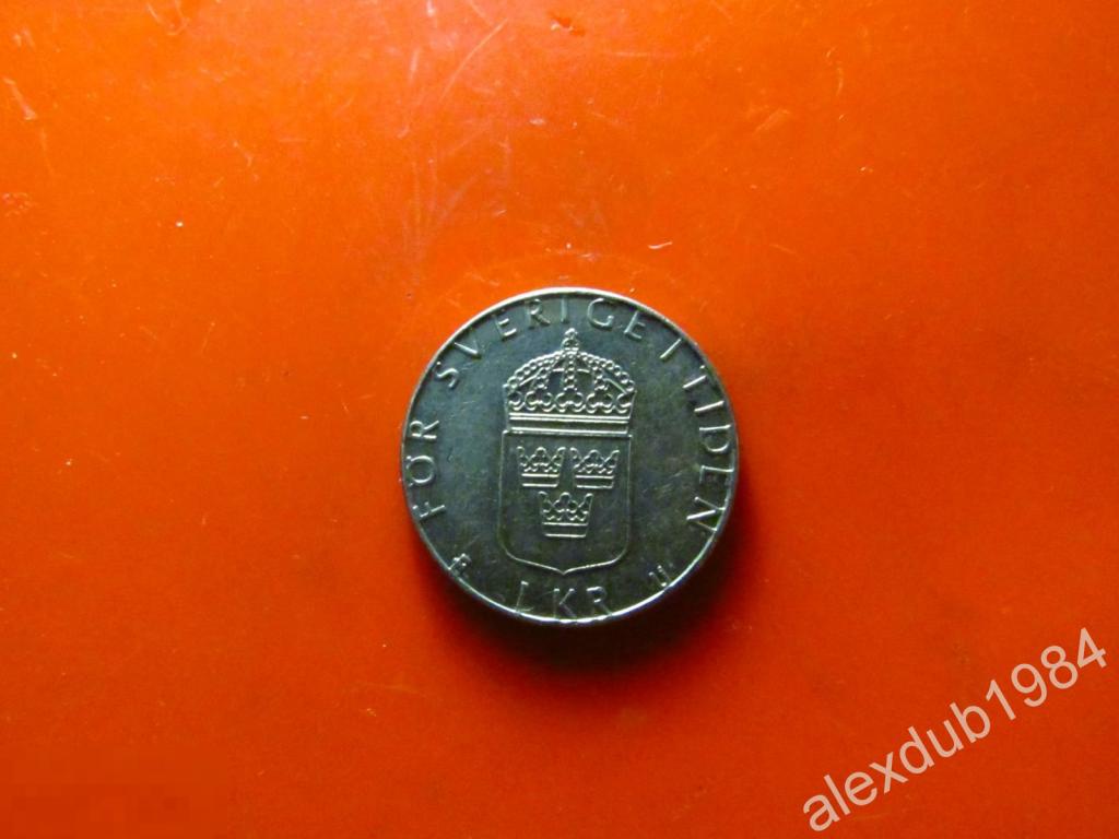 1 КРОНА, ШВЕЦИЯ, 1980_2 