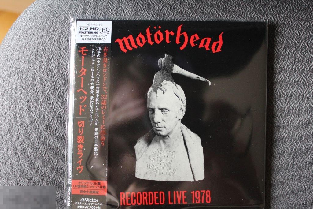 Motorhead / Recorded Live 78 / Japan Mini-LP 