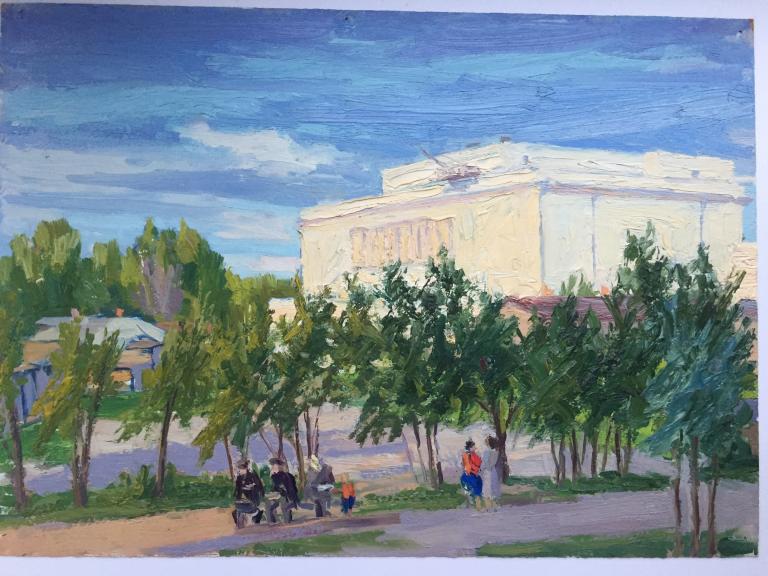 Жаренов А.С. (1907-1985) "На улице"