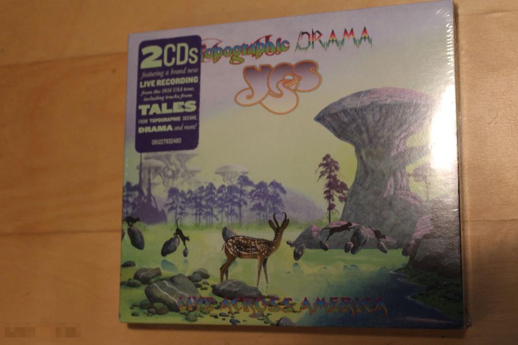 Yes / Topographic Drama - Live Across America 17 / EU 2CD TRANSP.SLIPCASE 
