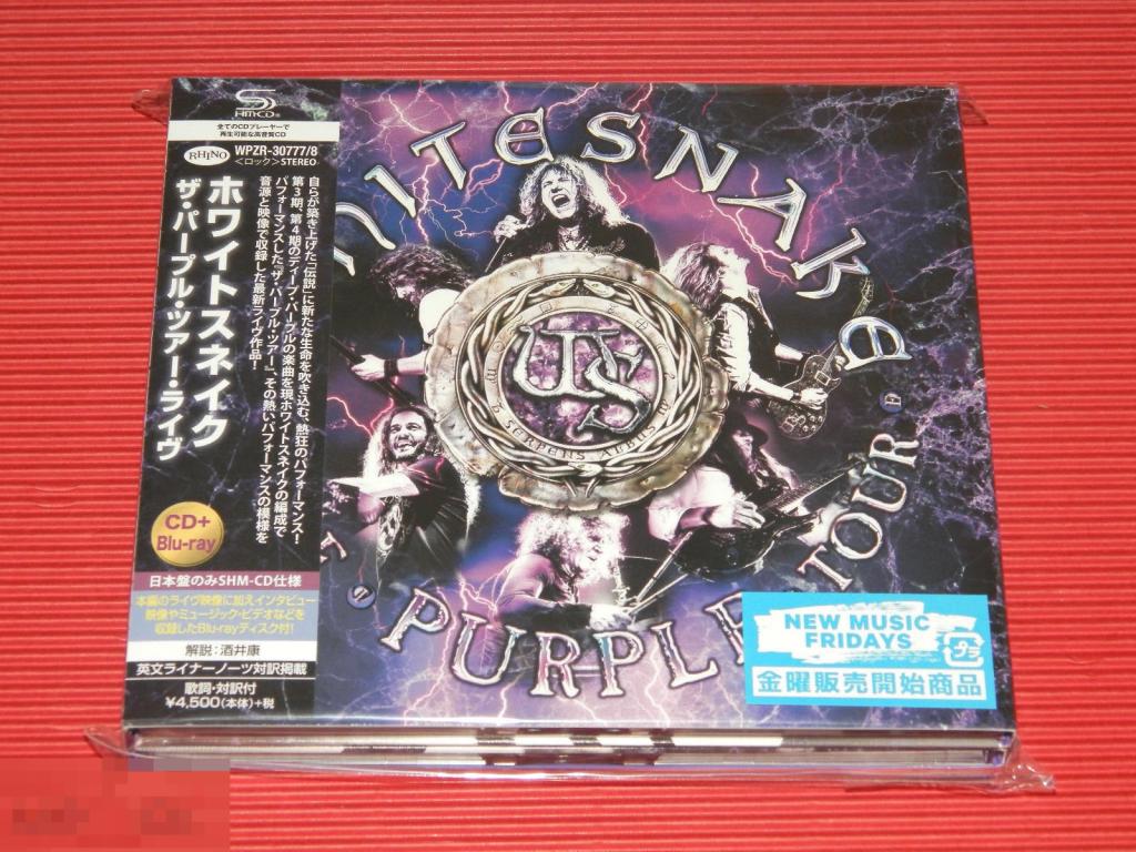 Whitesnake / The Purple Tour 18 / Japan CD+BLU-RAY Transp.Slipcase 
