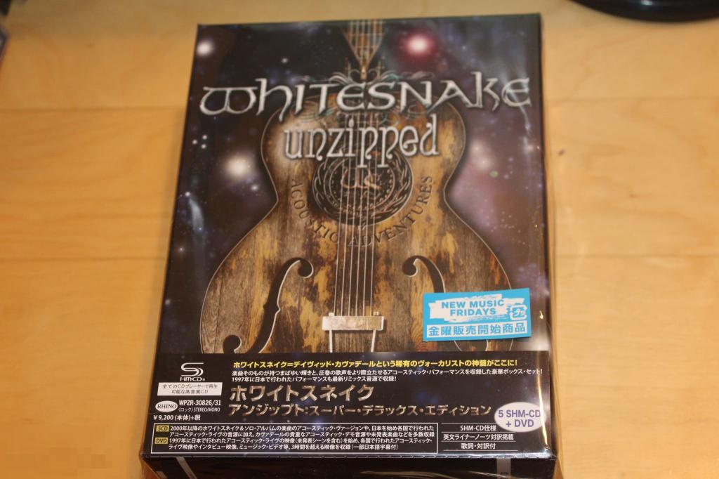 Whitesnake / Unzipped 18 / Japan SHM  5CD+DVD BOX 