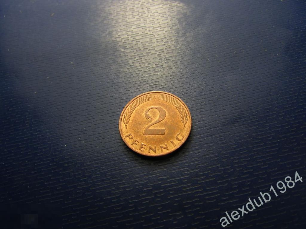 2 ПФЕННИГА, ГЕРМАНИЯ, 1995 (G) 