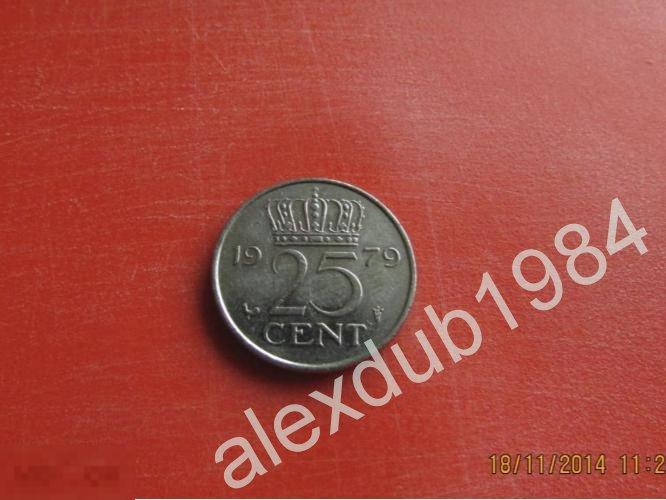 25 ЦЕНТОВ, НИДЕРЛАНДЫ, 1979_1 