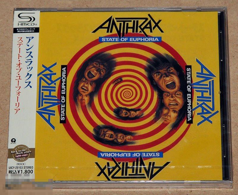 Anthrax / State Of Euphoria 88 / Japan SHM 