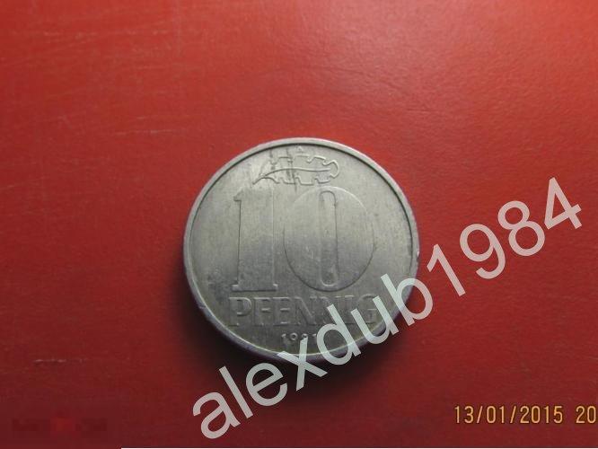10 ПФЕННИГОВ, ГЕРМАНИЯ, 1981_1 