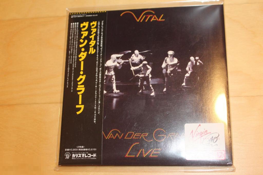 Van Der Graaf Generator / Vital - Live 78 / Japan SHM  2CD Mini-LP 