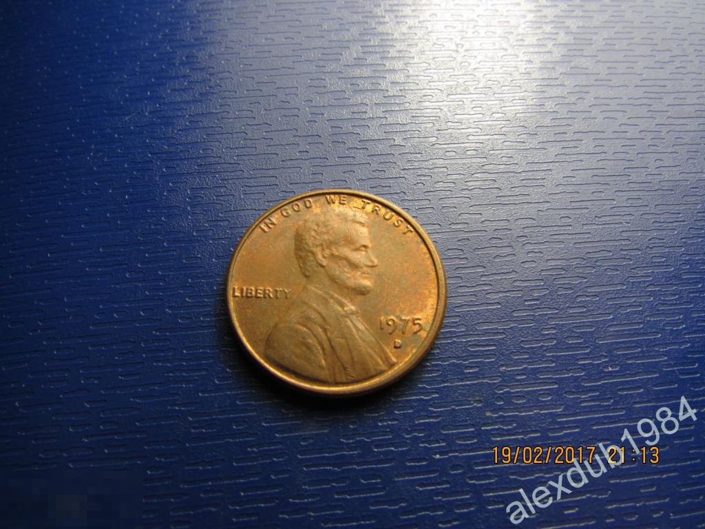 1 ЦЕНТ, США, 1975 (D)_3 