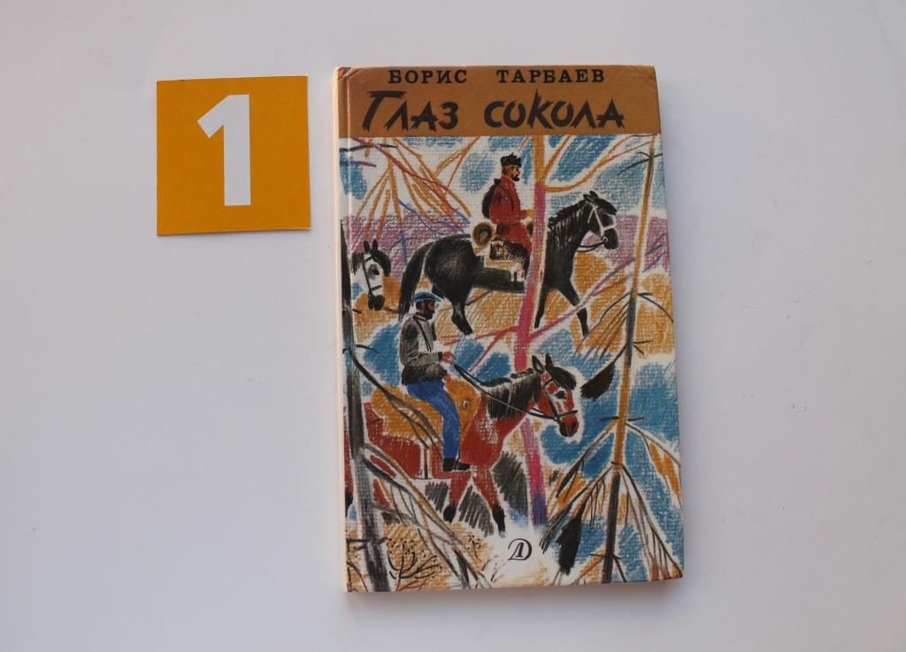 Книга. Глаз сокола. Б Тарбаев. Детская литература. 1990. худ Б Малинковский. # 5037.