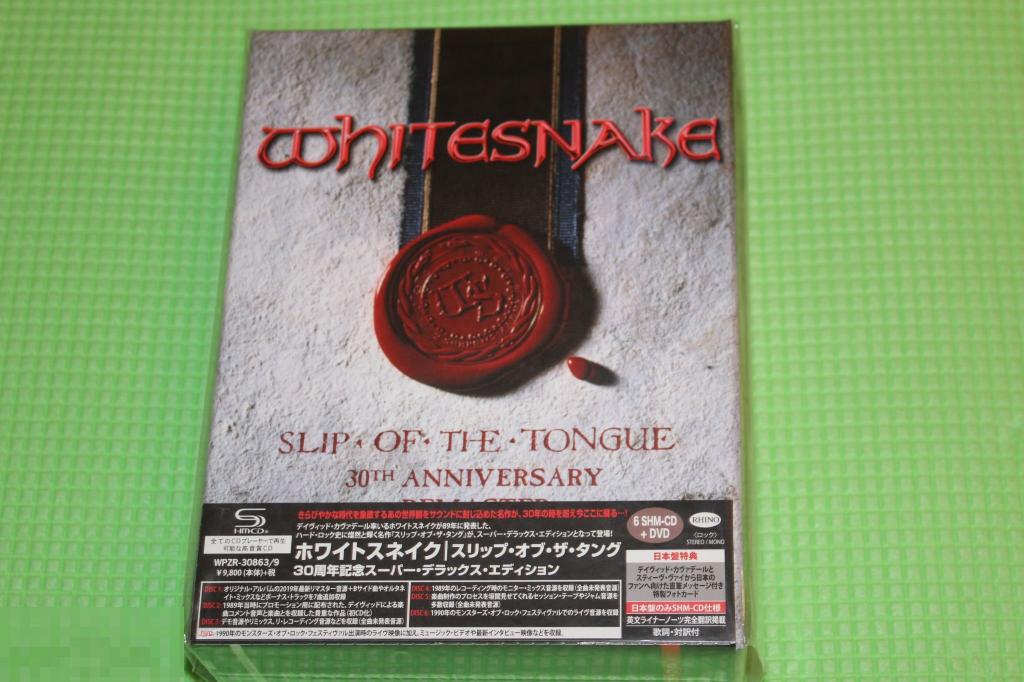 Whitesnake / Slip of the Tongue 89 / Japan SHM 6CD+DVD BOX + POSTCARD