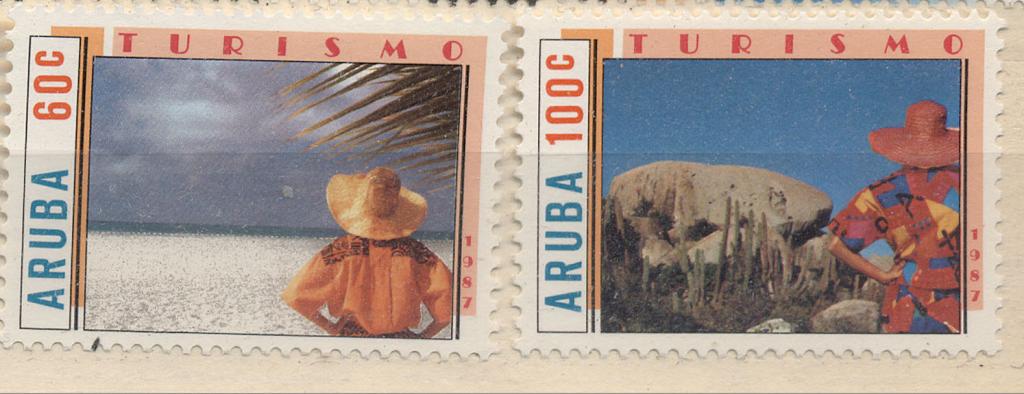 Аруба 1987 г. серия Туризм  негашеная** 2