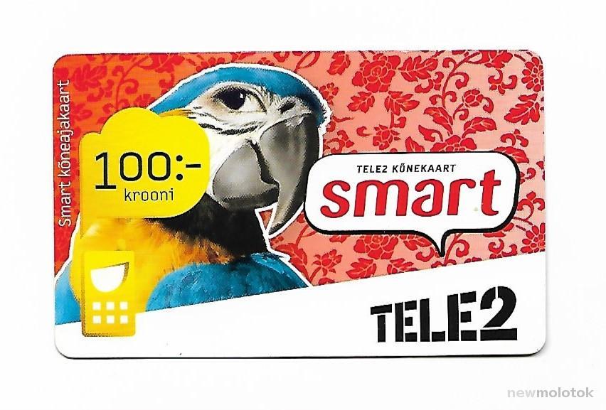 GSM kart Tele 2 Эстония 2010