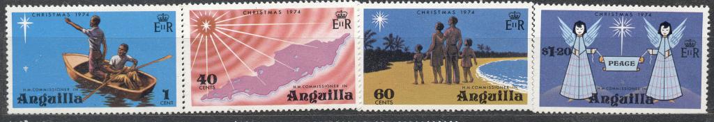 Ангилья 1974 г. Рождество негашеная**