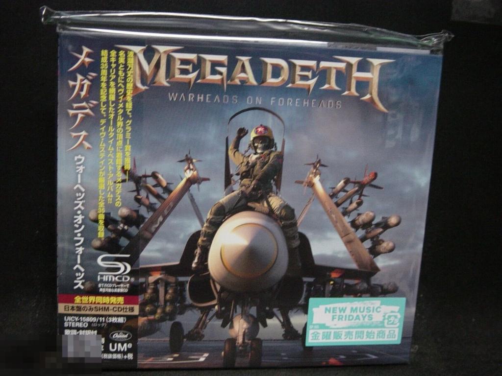 Megadeth / Warheads On Foreheads 2018 / Japan SHM 3CD Transp.Slipcase