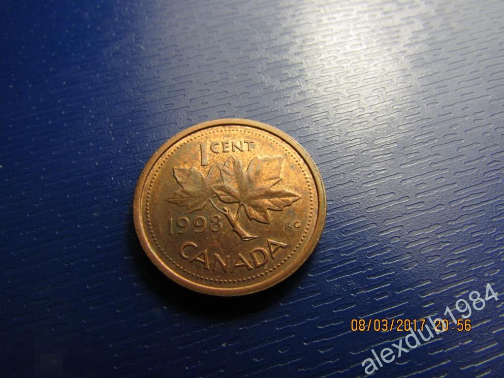1 ЦЕНТ, КАНАДА, 1998_2 