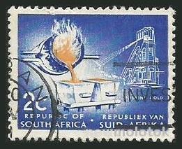 ЮАР - 1961г. - Производство золота - лот 3