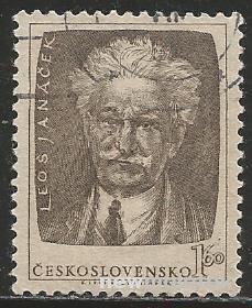 Чехословакия - 1953г. - Композитор Л.Яначек