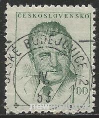 Чехословакия - 1952г. - Президент Чехословакии К.Готвальд