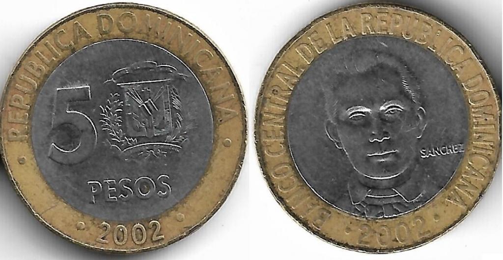 Доминикана 5 песо 2002 (13)