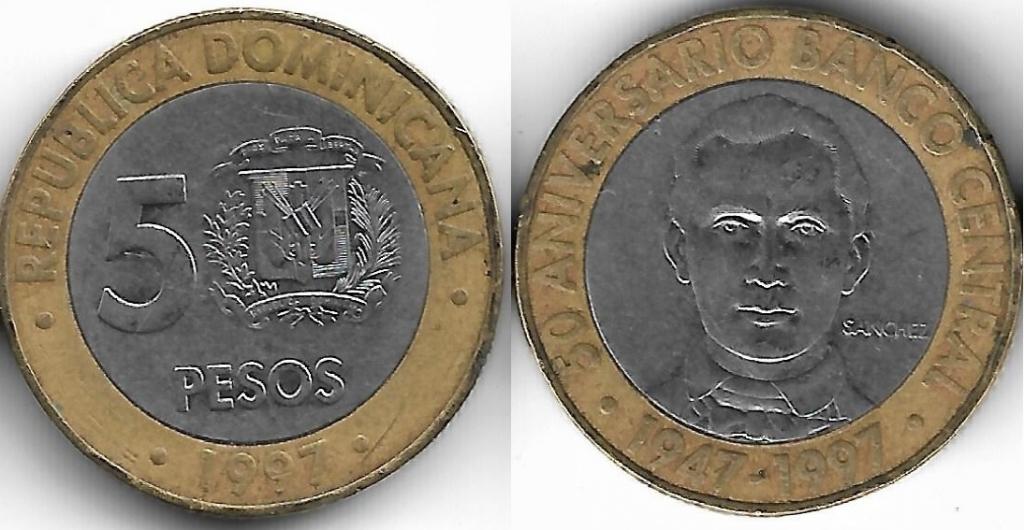 Доминикана 5 песо 1997 (12)