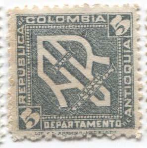 1902.Колумбия.Депратамент Антиохия.1м.*