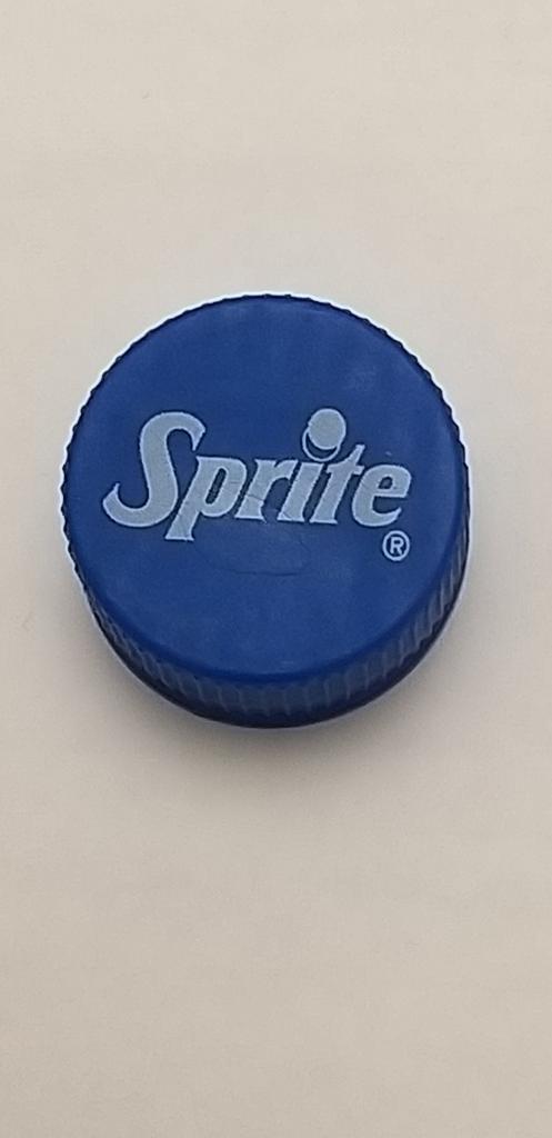 Пробка от бутылки ПЭТ. SPRITE. Синяя. Высокая. Цена за 1 штуку.