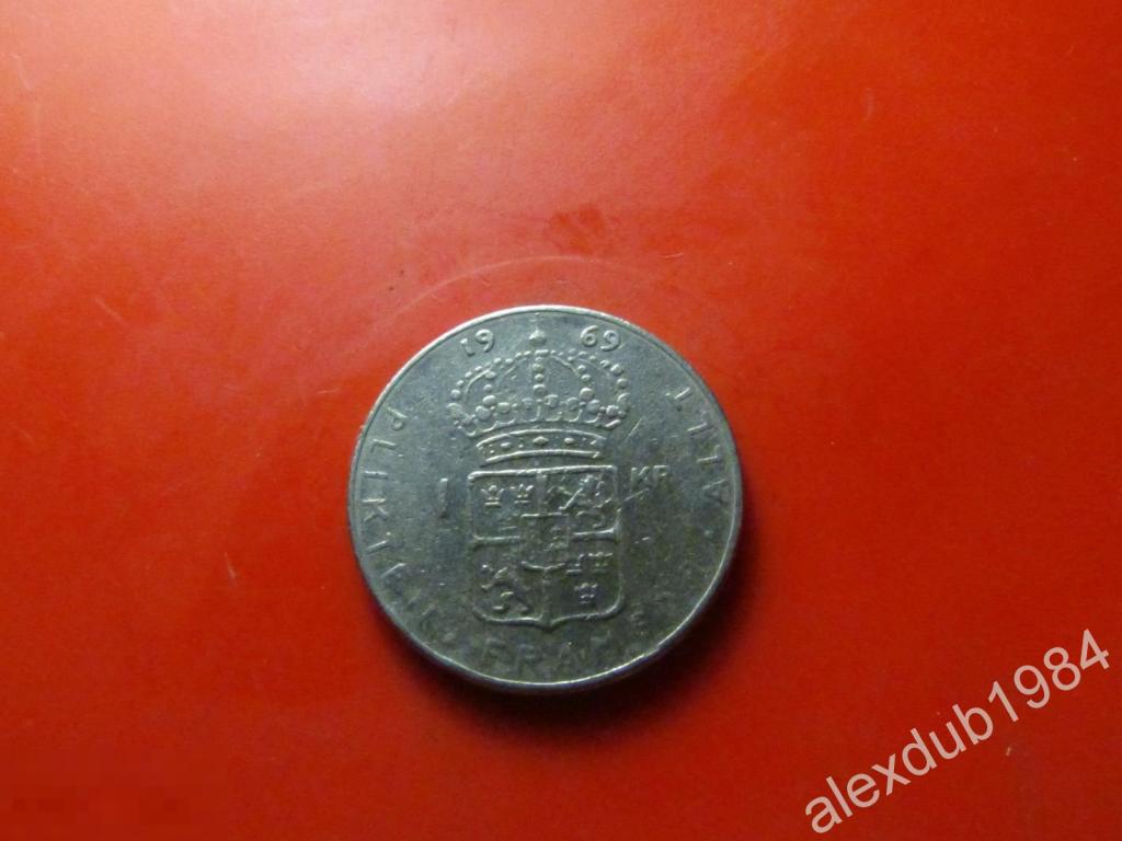1 КРОНА, ШВЕЦИЯ, 1969_2 