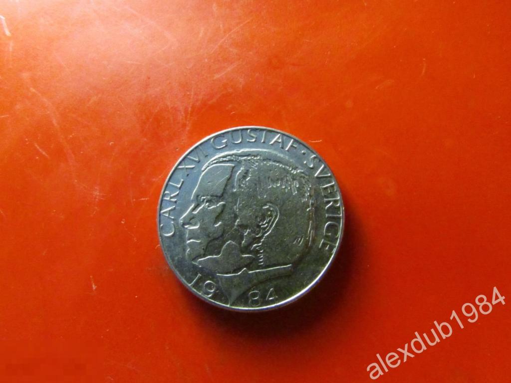 1 КРОНА, ШВЕЦИЯ, 1984_3 