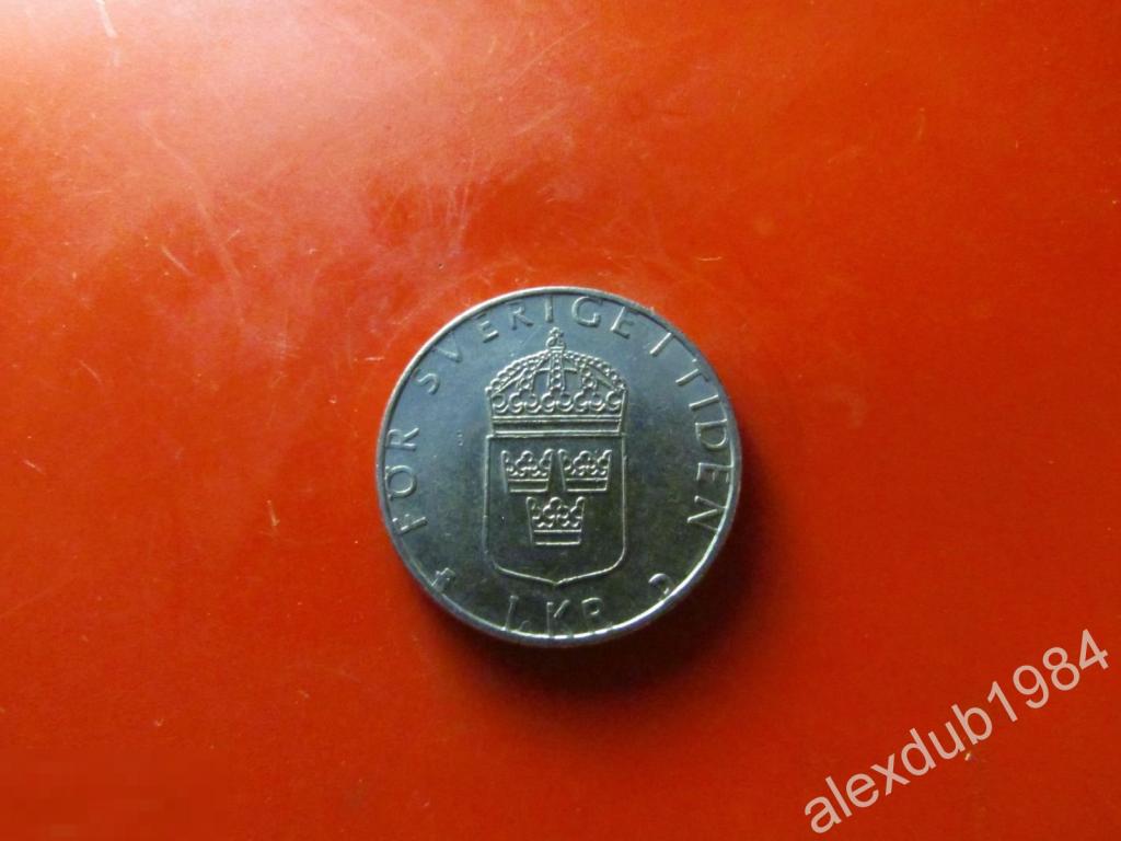 1 КРОНА, ШВЕЦИЯ, 1990_1 