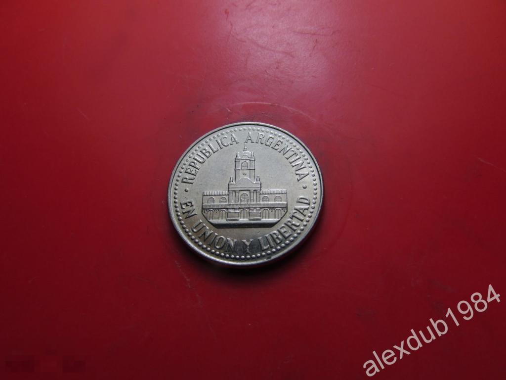 25 СЕНТАВО, АРГЕНТИНА, 1993_2  Cu-Ni 