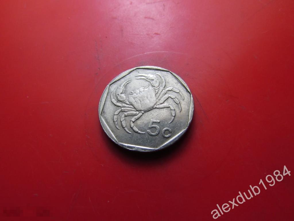 5 ЦЕНТОВ, МАЛЬТА, 1991_2 