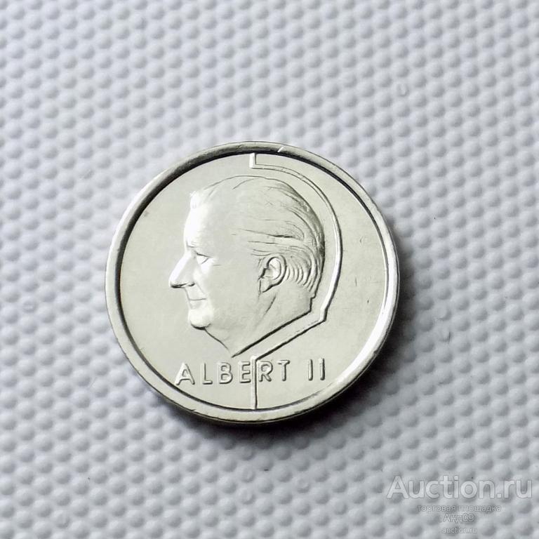 Бельгия 1 франк 1997 года IE (0186м)