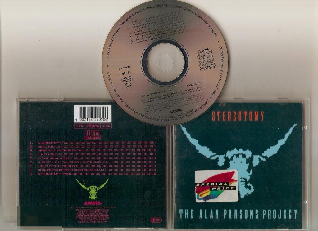 ALAN PARSONS PROJECT Stereotomy CD 1984 GERMANY 