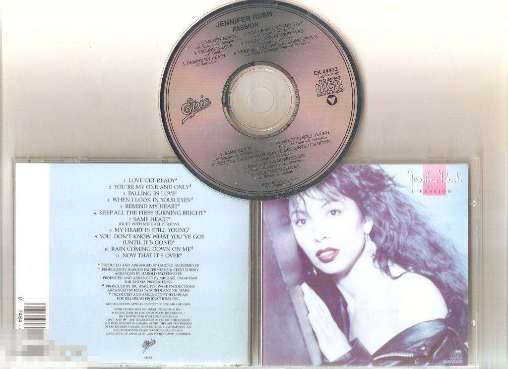 JENNIFER RUSH Passion CD 1988 USA 